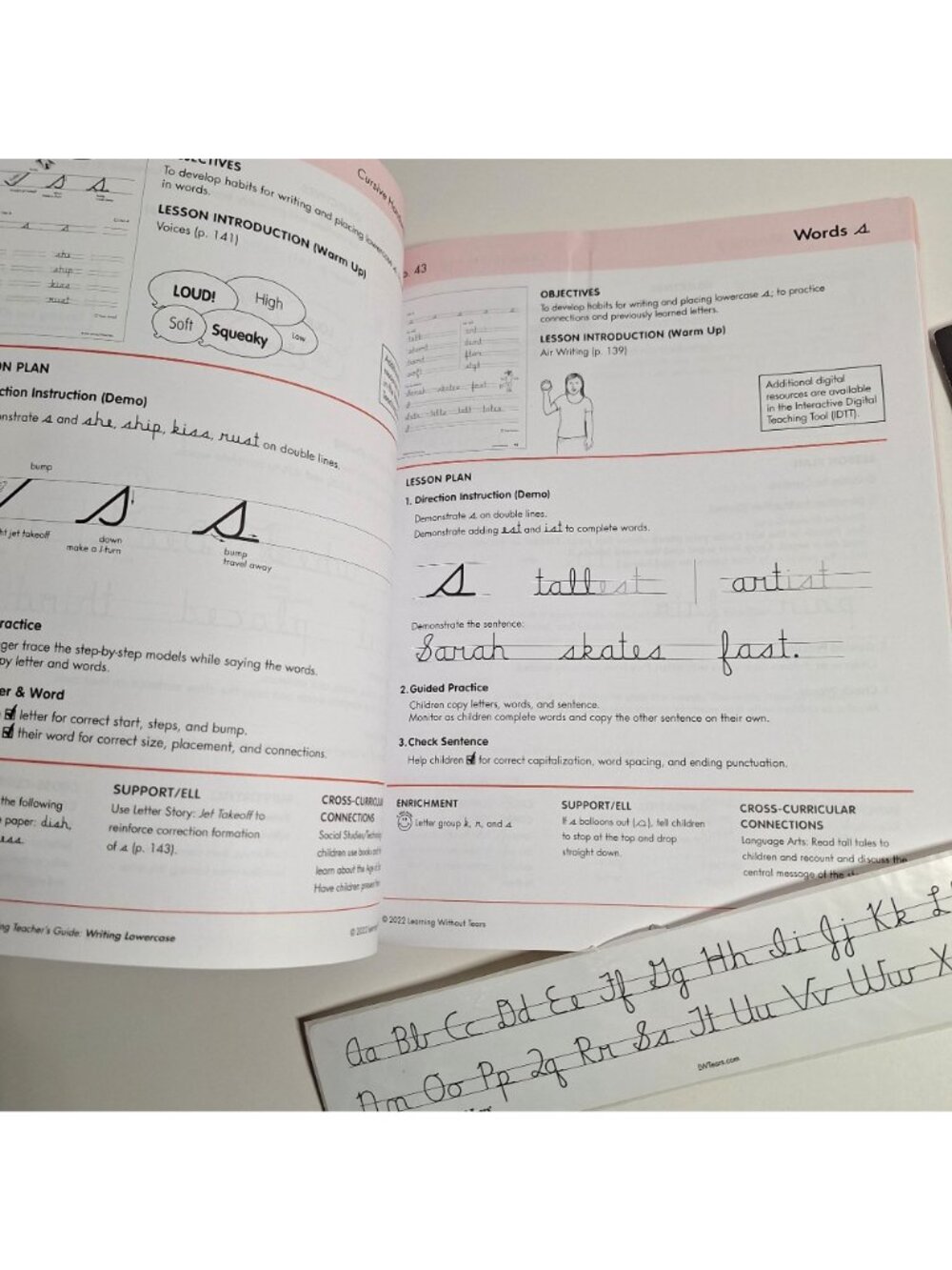 3rd Grade D Handwriting Without Tears Writing Journal Teachers Guide Cursive Lot - Picture 3 of 6